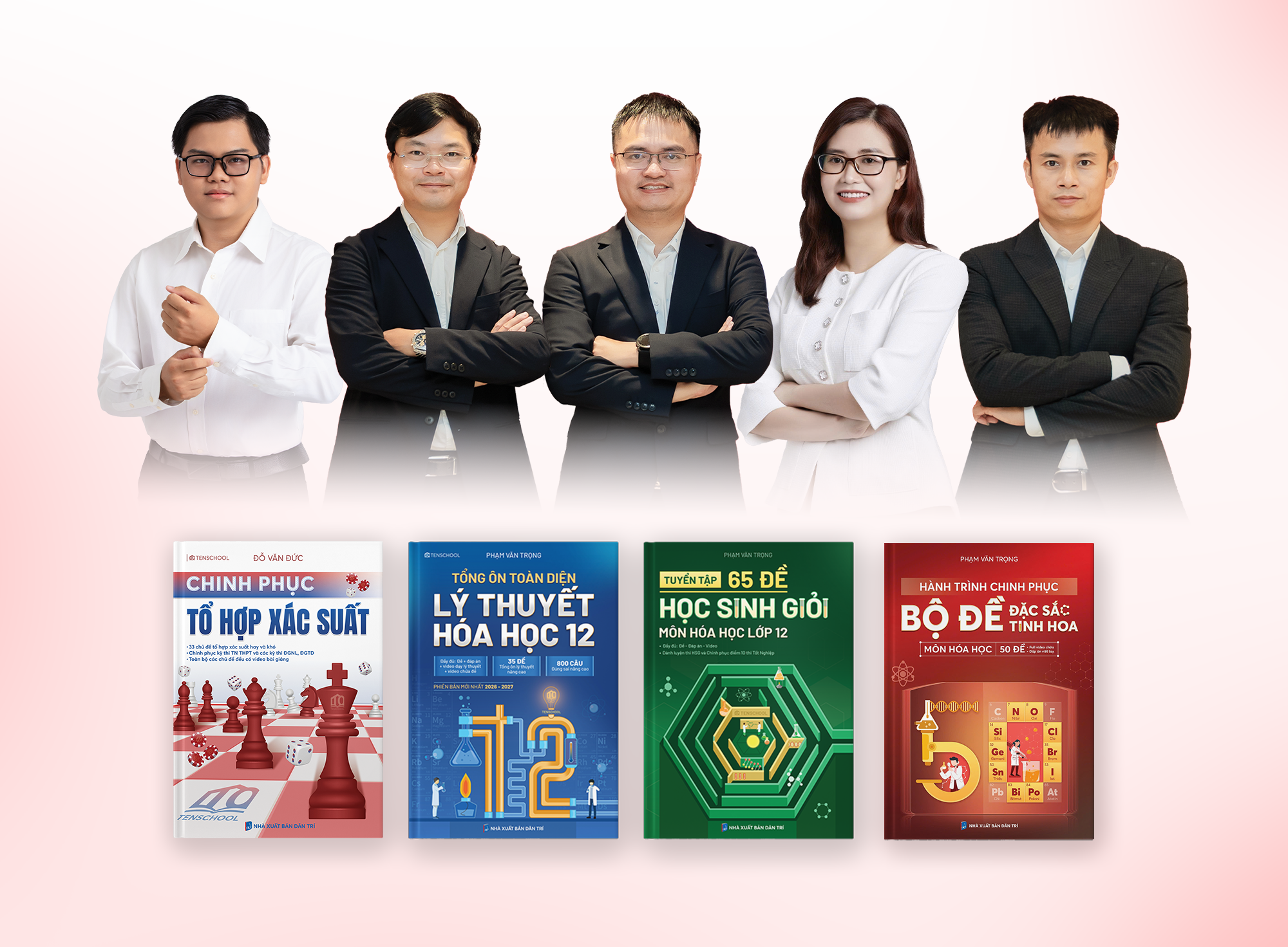 Bộ sách ôn luyện TENSBOOK và đội ngũ giáo viên TENSCHOOL